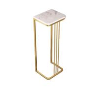 ZIGUIhsou-11 Plant Stand Light Luxury New Chinese Style Iron Flower Rack Living Room Rock Slab Flower Several Display Table(Small)
