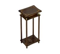 ZIGUIhsou-11 Plant Stand Walnut Colour Wood Bonsai Rack, Indoor Outdoor Home Decoration Plant Shelf