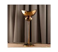 ZIGUIhsou-11 Polished Stainless Steel Ice Bucket with Stand, Large Floor Standing Ice Cooler Bucket for Beer, Wine Chiller, Outdoor or Indoor Use Beverage Tub(Gold)