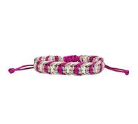 Zigvert Handmade LGBT Abrosexual Transgender Progress MLM Colors Lesbian Pride Bracelet, 6 - 10 inches, Cotton, no gemstone