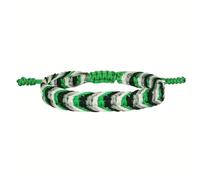 Zigvert Handmade LGBT Abrosexual Transgender Progress MLM Colors Lesbian Pride Bracelet, 6 - 10 inches, Cotton, no gemstone