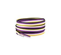 Zigvert LGBT Bisexual Lesbian Gay Non-Binary Transgender Asexual Flag Colorful Shoelaces, Non-binary, 120 CM