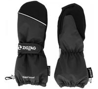 ZigZag Kids Shildon Waterproof Mittens Colour: Black, Size: 2-4
