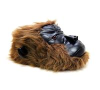 ZIGZAG Men's British Footwear Gorilla King Kong Hairy Novelty Fun Quality 3D Slippers (Brown, UK Footwear Size System, Adult, Men, Numeric Range, Medium, 10, 11)