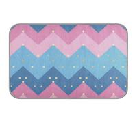Zigzag Stripes Pink Blue Gold Polka Dots Summer pet cooling mat Self Cooling outdoor cat bed for kitten cats indoor soft manta refrescante para perro M