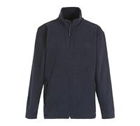 ZIGZAG Unisex Zap fleece jacket made from cuddly functional material, Blazer navy, 92 cm