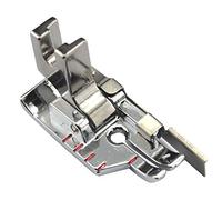 ZIGZAGSTORM P60615 Low Shank 1/4 inch Presser Foot with Guide for Brother,Janome (Newhome),Singer,Babylock,Bernina,Bernette,Elna,Kenmore (Sears),Pfaff,Simplicity,Viking All Low Shank Sewing Machine