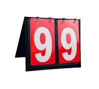 ZIHDKE 2 Digit Score Keeper Flips Up Tabletop Scoreboard For Basketball Ball For Indoor Sport