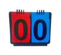 ZIHDKE 2 Digits Sports Scoreboard Tabletop Flip Football Basketball Tennis Score Keeper Triangular Base Design For Indoor Sport