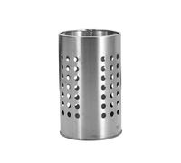 ZIHDKE 2pcs Silver Stainless Steel Chopsticks Cage Hollowed Round Chopstick Basket Draining Hanging Tableware Storage Tube Kitchen For Kitchen(M)