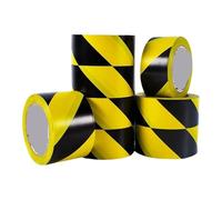 ZIHDKE 8 Rolls Vinyl Tape High Performance Fine Line Marking Specialty Hazard Warning For Steps