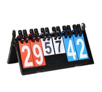 ZIHDKE Sports Scoreboard 2 Digits Table Flip Portable Plastic Turn Points Board For Basketball Football Volleyball For Indoor Sport