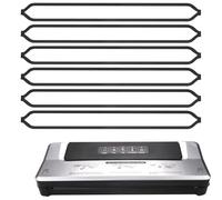 ziHenryDa 6 Pack Foam Replacement Gaskets compatible with Bonsenkitchen Vacuum Sealer Machine,Replacement Gaskets for Bonsenkitchen Vacuum Sealer Machine VS2100(12.9 in x 1.2 inc x 0.85 in)
