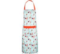 Zihuatailor Lightweight Waterproof Apron for Dog Grooming Bathing, Washing Dishes, Cute Deer Apron for Dog Groomer Bather - B, Deer-b, W28xL33.5-Inch