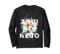 Zihuatanejo Mexico Tribal Sea Turtle Ocean Art Design Long Sleeve T-Shirt
