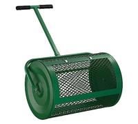 ZIHXUN Multi-Purpose Seed Spreader, 24" Durable Peat Moss Spreader, Lawn Roller, Lightweight Manure Spreaders Roller,for Lawn and Garden Care Manure Spreaders Roller,Separate32x60cm