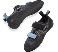 ziitop Climbing Shoes Mens Rock Climbing Shoes with Dual Hook-and-Loop Straps, Blackblue, 11