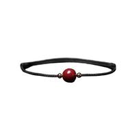 ZIIVIEVS Cinnabar and Purple Gold Sand Hand Rope - Couple's Bracelet Jewelry Accessories(Black Anklet)