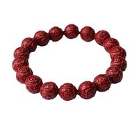 ZIIVIEVS Handmade Cinnabar Bracelets, Purple Gold Sand Bracelets for Wealth and Treasure, Ethnic Style
