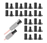 Ziiyoilh 50 Pairs Solar Panel Connector Caps, Dustproof Solar Connector Caps, ResistantMale & Female Cap for Solar Connectors