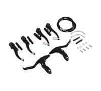 Ziiyoilh Complete Bicycle Mountain Bike Set,V Brake + Outer Cables + Lever + Front&Rear Brake Cable Bike Brake Accessories