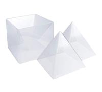 Ziiyoilh Large Resin Moldssilicone Pyramid Molds, Resin Casting Molds For Diy Orgone Pyramid, Great For Paperweight, Home Decoration Etc (Height:15Cm/5.9Inch)