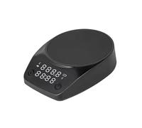 Ziiyoilh Mini Coffee Time Scale, Italian Coffee Bean Weighing Scale, Kitchen Small 0.1g Coffee Electronic Waterproof Scale