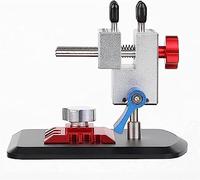 ZIJINGY 2-in-1 Mini Vise Workbench, DIY Jewelry Craft Mould Repair Tool, with Speed Control Knob, for Woodworkers Metalworking Modeling Making Bench Working Table