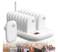 ZIJINGY Restaurant Pager System ,wireless Calling Pager System,restaurant Buzzers Touch Screen Restaurant Pager,for Food Trucks Restaurants Cafes Hospital