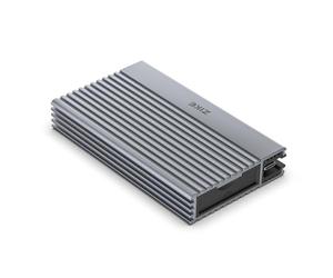 ZIKE ZikeDrive Z666 40Gbps M.2 NVMe SSD Enclosure USB 4.0 up to 3811MB/s Aluminum Case, Compatible with Thunderbolt 4 M.2 M-Key 2280, USB 4 USB 3.2 Gen2/Gen1 PCI-E Gen 4x4 Tool-Free Installation