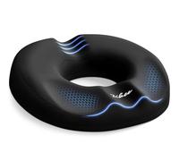ZIKEE Dual U-Shaped Donut Pillow for Tailbone Pain, Hemorrhoid Pillow for Sitting with Pressure Relief Hole & Slope Design, Donut Seat Cushion for Coccyx, Postpartum & Post Surgery Sitting Relief