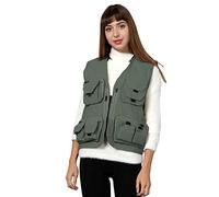 Ziker Women Mesh Breathable Outdoor Quick Dry Safair Cargo Fishing Travel Vest with Multiple Pockets