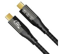 ZIKNYDO USB C 3.2 Gen 2x2 Cable, 20Gbps USBC Data Cable, 8K@30Hz, 4K@60Hz/144Hz USB C Monitor Video Output, 240W PD Fast Charging Type C for iPhone 16/15, MacBook Pro, Dell XPS, SSD, Hub (0.5m/ 1.6FT)