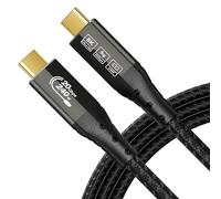 ZIKNYDO USB C Cable 3m, USBC 3.2 20Gbps Data transfer, 240W Fast Charging Type C to Type C, 4K@144Hz / 60Hz, 8K@30Hz USB C Monitor Video Cable for Thunderbolt 4, MacBook Pro, iPad, Dell XPS, VR (10FT)
