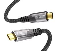 ZIKNYDO USB C to USB C Cable 1m, USBC 3.2 Gen 2x2 Video 4K@144Hz/8K@30Hz, PD3.1 240W Fast Charging, USBC Data Cable 20Gbps Compatible with Thunderbolt 4, MacBook Pro, Switch, SSD, Hub, iPhone 17/16/15