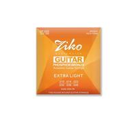 Ziko Phosphor Bronze Acoustic Guitar Strings, DP Series, Light and Extra Light Gauge, Long Duration Tone (DP-010)