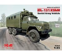 Zil-131 Kshm, Soviet Army Vehicle 1:35 Plastic Model Kit ICM