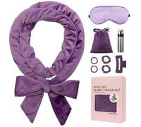 ZILAMPU Heatless Curls Overnight for Long Hair, Heatless Hair Curlers to Sleep In Overnight Curls, 70" Soft Velvet No Heat Hair Curlers Set for Women