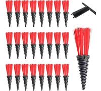 Ziland Grass Marking Carrots 25 Pack | No more wasted time re-measuring, simply join up the dots. Easy to install and safe for players and machines.