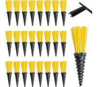 Ziland Grass Marking Carrots 25 Pack | No more wasted time re-measuring, simply join up the dots. Easy to install and safe for players and machines.