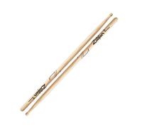 Zildjian Z7A Super 7A Hickory Drumsticks - Wood Tip, Natural