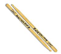 Zildjian Artist Series Hickory Drumsticks - Travis Barker - Wood Tip - 'Stars & Straps' Logo