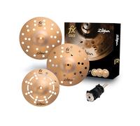 Zildjian FX Stacks 10” Cymbal Stack - Modular FX Cymbals with Adjustable Articulation - Bright & Cutting Percussion Sounds - Includes Cymbolt Mount - Bronze Alloy Construction - FXSTK10