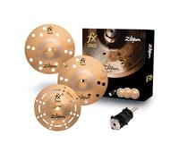 Zildjian FX Stacks 8” Cymbal Stack - Modular Percussion FX Cymbals - Adjustable Bright to Raw Tone - Includes Cymbolt Mount - Perfect for Creative Drumming Styles - Bronze Alloy - FXSTK8