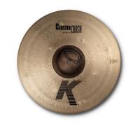 Zildjian K Custom Series - 18 Inch Cluster Crash Cymbal | Dark trashy tone, fast response, quick decay, expressive accent voice for stage and studio playing, 18 inch size