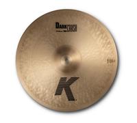 Zildjian K' Dark Crash Thin 19", Traditional Finish - Crash Cymbal | Explosive Accent Voice, Quick Response for Fills, Cuts Through the Mix, Great for Any Drum Set, 19 Inch Pro Bronze Build