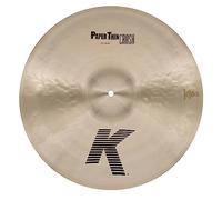 Zildjian K Paper Thin Crash - 18 inch | Dark warm wash, fast response and quick decay, jazz and studio drumming, expressive accents, 18 inch, lightweight upgrade