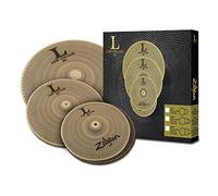 Zildjian LV348 L80 Series Low Volume 3 Cymbal Box Set - 13 Inch Hi-Hats, 14 Inch Crash, 18 Inch Crash/Ride
