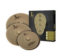 Zildjian LV348 L80 Series Low Volume 3 Cymbal Box Set - 13 Inch Hi-Hats, 14 Inch Crash, 18 Inch Crash/Ride