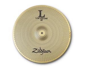 Zildjian L80 Series - Low Volume 16 Inch Crash Cymbal | dramatically quieter play, ideal for apartments and practice spaces, fast response, natural stick feel